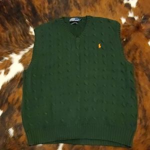 Polo V neck sweater vest